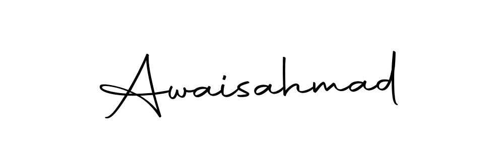 Make a beautiful signature design for name Awaisahmad. With this signature (Autography-DOLnW) style, you can create a handwritten signature for free. Awaisahmad signature style 10 images and pictures png