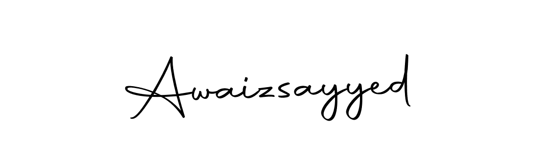 Make a beautiful signature design for name Awaizsayyed. With this signature (Autography-DOLnW) style, you can create a handwritten signature for free. Awaizsayyed signature style 10 images and pictures png