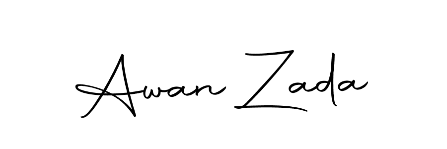 Awan Zada stylish signature style. Best Handwritten Sign (Autography-DOLnW) for my name. Handwritten Signature Collection Ideas for my name Awan Zada. Awan Zada signature style 10 images and pictures png