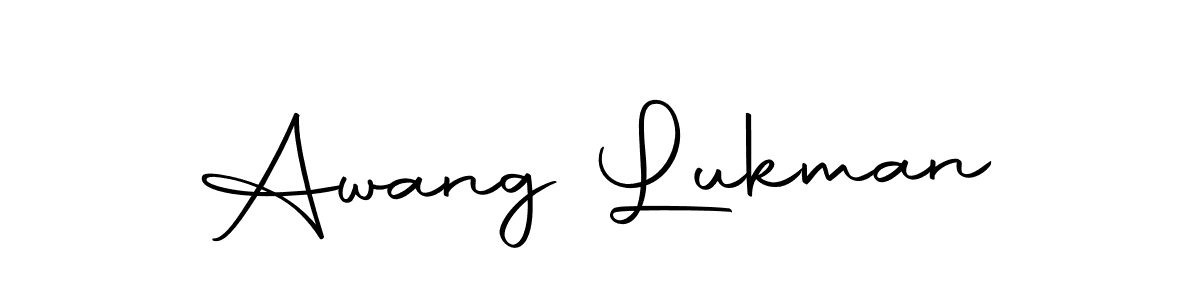 The best way (Autography-DOLnW) to make a short signature is to pick only two or three words in your name. The name Awang Lukman include a total of six letters. For converting this name. Awang Lukman signature style 10 images and pictures png