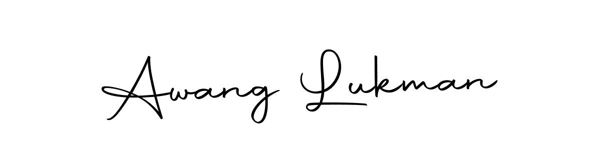 The best way (Autography-DOLnW) to make a short signature is to pick only two or three words in your name. The name Awang Lukman include a total of six letters. For converting this name. Awang Lukman signature style 10 images and pictures png