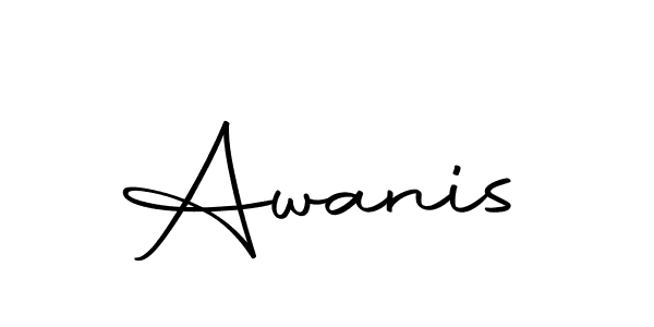 The best way (Autography-DOLnW) to make a short signature is to pick only two or three words in your name. The name Awanis include a total of six letters. For converting this name. Awanis signature style 10 images and pictures png