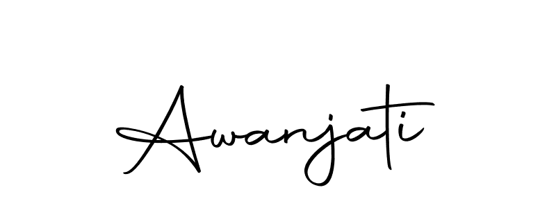 Also we have Awanjati name is the best signature style. Create professional handwritten signature collection using Autography-DOLnW autograph style. Awanjati signature style 10 images and pictures png