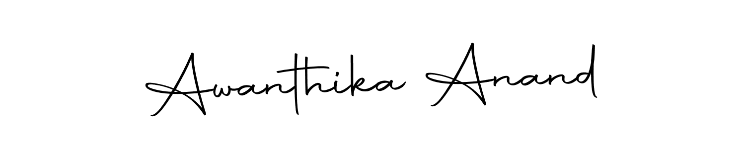 Also we have Awanthika Anand name is the best signature style. Create professional handwritten signature collection using Autography-DOLnW autograph style. Awanthika Anand signature style 10 images and pictures png