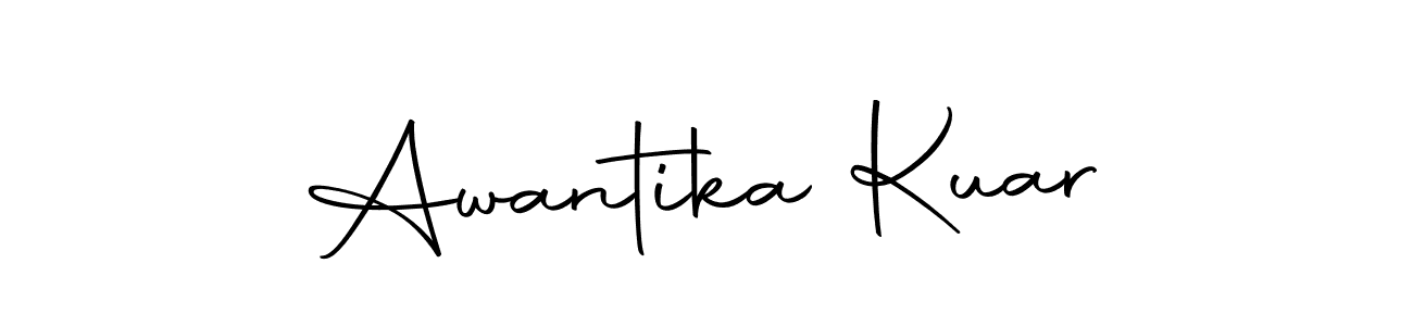 The best way (Autography-DOLnW) to make a short signature is to pick only two or three words in your name. The name Awantika Kuar include a total of six letters. For converting this name. Awantika Kuar signature style 10 images and pictures png