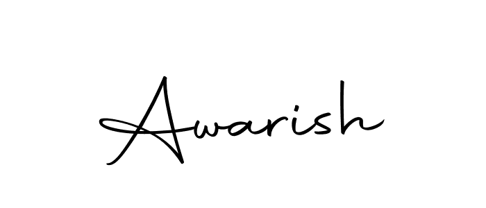 Make a beautiful signature design for name Awarish. Use this online signature maker to create a handwritten signature for free. Awarish signature style 10 images and pictures png