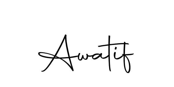 The best way (Autography-DOLnW) to make a short signature is to pick only two or three words in your name. The name Awatif include a total of six letters. For converting this name. Awatif signature style 10 images and pictures png
