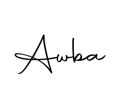 How to make Awba signature? Autography-DOLnW is a professional autograph style. Create handwritten signature for Awba name. Awba signature style 10 images and pictures png