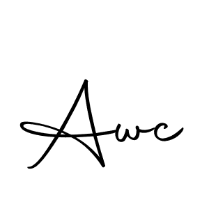 if you are searching for the best signature style for your name Awc. so please give up your signature search. here we have designed multiple signature styles  using Autography-DOLnW. Awc signature style 10 images and pictures png