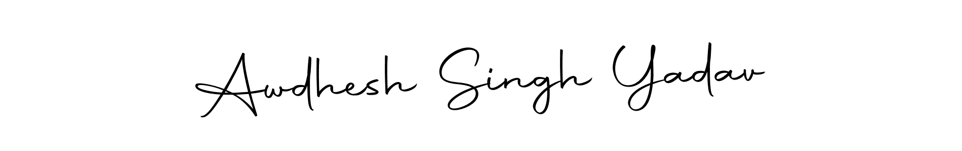 Once you've used our free online signature maker to create your best signature Autography-DOLnW style, it's time to enjoy all of the benefits that Awdhesh Singh Yadav name signing documents. Awdhesh Singh Yadav signature style 10 images and pictures png