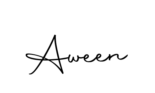 How to make Aween signature? Autography-DOLnW is a professional autograph style. Create handwritten signature for Aween name. Aween signature style 10 images and pictures png