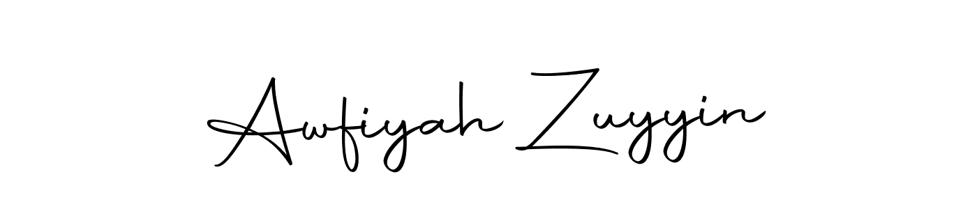 Check out images of Autograph of Awfiyah Zuyyin name. Actor Awfiyah Zuyyin Signature Style. Autography-DOLnW is a professional sign style online. Awfiyah Zuyyin signature style 10 images and pictures png