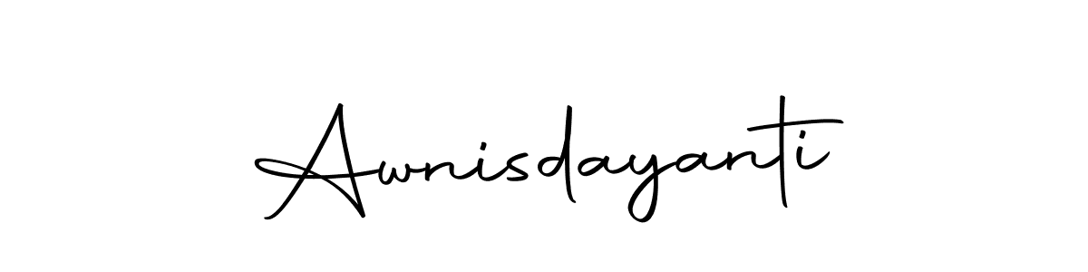 Also we have Awnisdayanti name is the best signature style. Create professional handwritten signature collection using Autography-DOLnW autograph style. Awnisdayanti signature style 10 images and pictures png