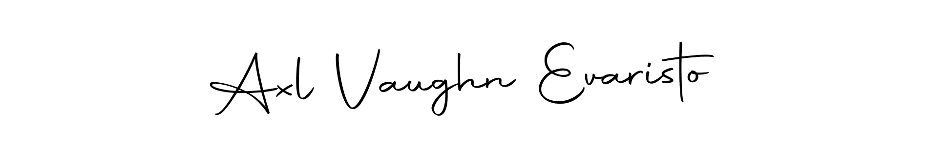 Also we have Axl Vaughn Evaristo name is the best signature style. Create professional handwritten signature collection using Autography-DOLnW autograph style. Axl Vaughn Evaristo signature style 10 images and pictures png