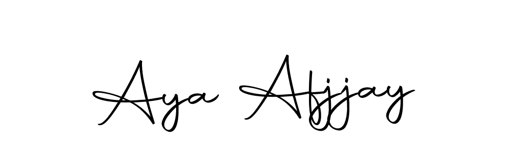 Once you've used our free online signature maker to create your best signature Autography-DOLnW style, it's time to enjoy all of the benefits that Aya Afjjay name signing documents. Aya Afjjay signature style 10 images and pictures png