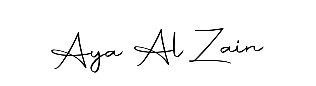 Aya Al Zain stylish signature style. Best Handwritten Sign (Autography-DOLnW) for my name. Handwritten Signature Collection Ideas for my name Aya Al Zain. Aya Al Zain signature style 10 images and pictures png