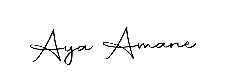 Make a beautiful signature design for name Aya Amane. With this signature (Autography-DOLnW) style, you can create a handwritten signature for free. Aya Amane signature style 10 images and pictures png