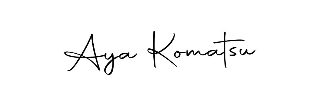 Make a beautiful signature design for name Aya Komatsu. Use this online signature maker to create a handwritten signature for free. Aya Komatsu signature style 10 images and pictures png