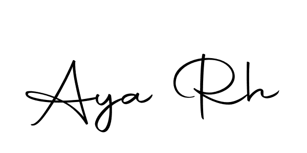 if you are searching for the best signature style for your name Aya Rh. so please give up your signature search. here we have designed multiple signature styles  using Autography-DOLnW. Aya Rh signature style 10 images and pictures png