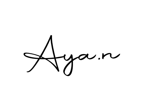 The best way (Autography-DOLnW) to make a short signature is to pick only two or three words in your name. The name Aya.n include a total of six letters. For converting this name. Aya.n signature style 10 images and pictures png