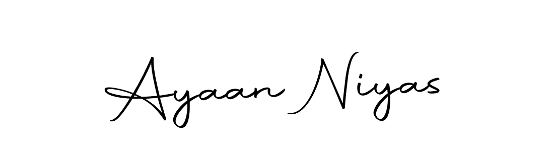 Design your own signature with our free online signature maker. With this signature software, you can create a handwritten (Autography-DOLnW) signature for name Ayaan Niyas. Ayaan Niyas signature style 10 images and pictures png