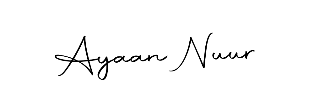 You should practise on your own different ways (Autography-DOLnW) to write your name (Ayaan Nuur) in signature. don't let someone else do it for you. Ayaan Nuur signature style 10 images and pictures png