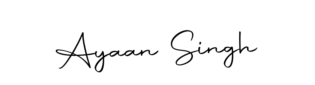 How to make Ayaan Singh name signature. Use Autography-DOLnW style for creating short signs online. This is the latest handwritten sign. Ayaan Singh signature style 10 images and pictures png
