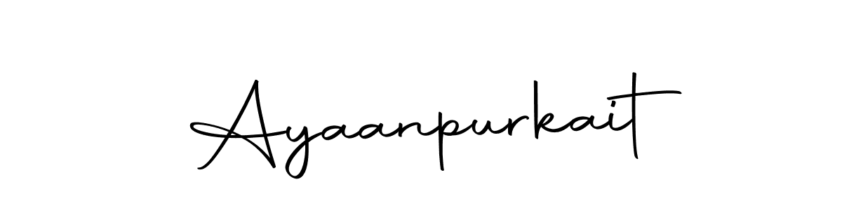 Design your own signature with our free online signature maker. With this signature software, you can create a handwritten (Autography-DOLnW) signature for name Ayaanpurkait. Ayaanpurkait signature style 10 images and pictures png
