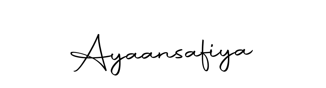 How to make Ayaansafiya signature? Autography-DOLnW is a professional autograph style. Create handwritten signature for Ayaansafiya name. Ayaansafiya signature style 10 images and pictures png