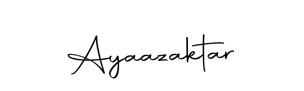 You should practise on your own different ways (Autography-DOLnW) to write your name (Ayaazaktar) in signature. don't let someone else do it for you. Ayaazaktar signature style 10 images and pictures png