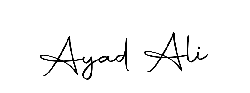Use a signature maker to create a handwritten signature online. With this signature software, you can design (Autography-DOLnW) your own signature for name Ayad Ali. Ayad Ali signature style 10 images and pictures png