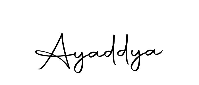 How to make Ayaddya signature? Autography-DOLnW is a professional autograph style. Create handwritten signature for Ayaddya name. Ayaddya signature style 10 images and pictures png