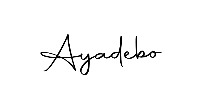 How to make Ayadebo name signature. Use Autography-DOLnW style for creating short signs online. This is the latest handwritten sign. Ayadebo signature style 10 images and pictures png
