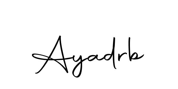 How to make Ayadrb signature? Autography-DOLnW is a professional autograph style. Create handwritten signature for Ayadrb name. Ayadrb signature style 10 images and pictures png