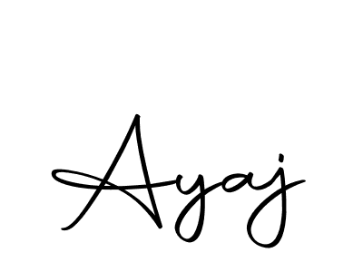 The best way (Autography-DOLnW) to make a short signature is to pick only two or three words in your name. The name Ayaj include a total of six letters. For converting this name. Ayaj signature style 10 images and pictures png