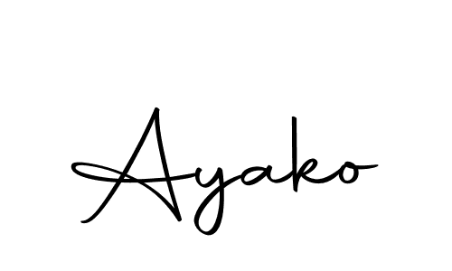 Also we have Ayako name is the best signature style. Create professional handwritten signature collection using Autography-DOLnW autograph style. Ayako signature style 10 images and pictures png
