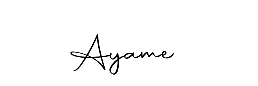 This is the best signature style for the Ayame ♡ name. Also you like these signature font (Autography-DOLnW). Mix name signature. Ayame ♡ signature style 10 images and pictures png