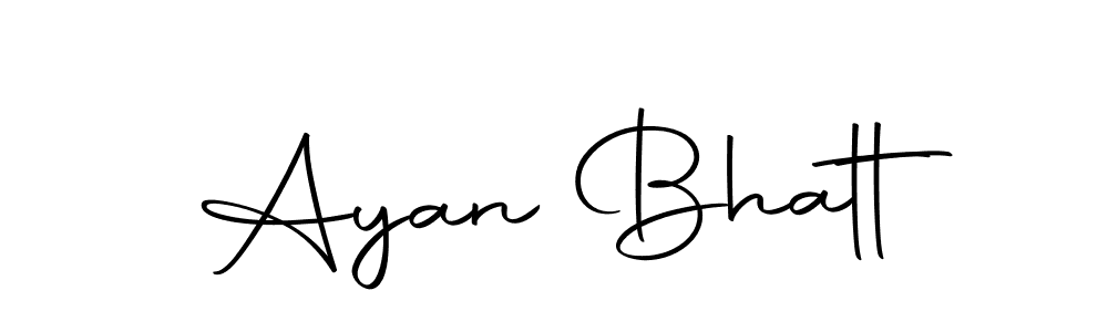 Make a short Ayan Bhatt signature style. Manage your documents anywhere anytime using Autography-DOLnW. Create and add eSignatures, submit forms, share and send files easily. Ayan Bhatt signature style 10 images and pictures png