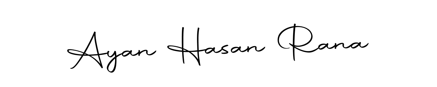 Use a signature maker to create a handwritten signature online. With this signature software, you can design (Autography-DOLnW) your own signature for name Ayan Hasan Rana. Ayan Hasan Rana signature style 10 images and pictures png
