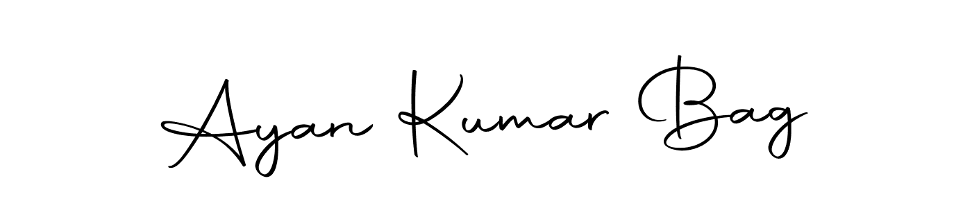 if you are searching for the best signature style for your name Ayan Kumar Bag. so please give up your signature search. here we have designed multiple signature styles  using Autography-DOLnW. Ayan Kumar Bag signature style 10 images and pictures png