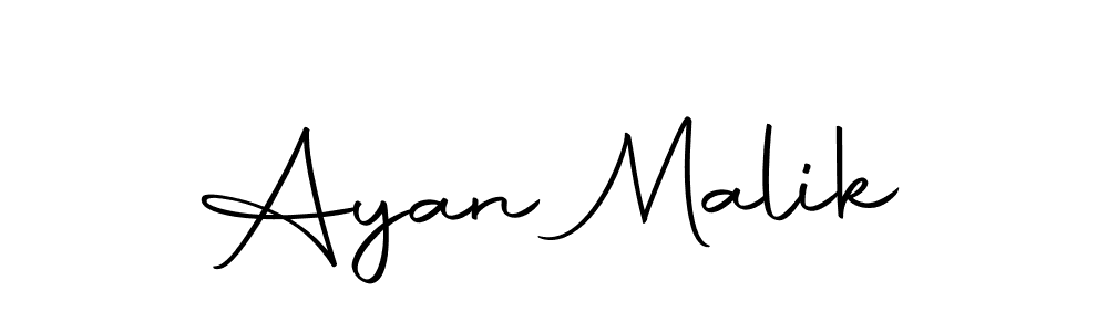 Make a beautiful signature design for name Ayan Malik. With this signature (Autography-DOLnW) style, you can create a handwritten signature for free. Ayan Malik signature style 10 images and pictures png