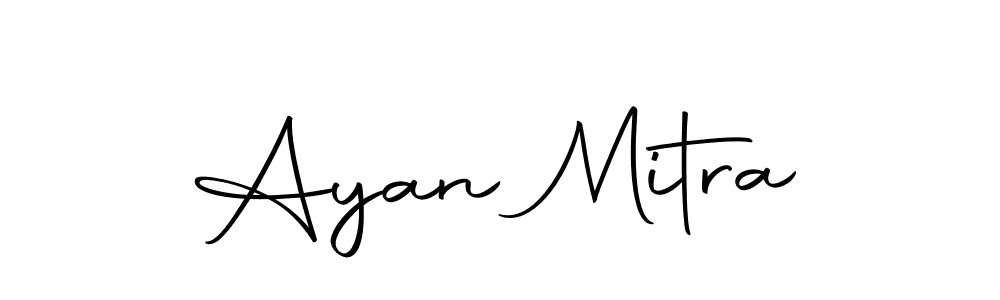 Design your own signature with our free online signature maker. With this signature software, you can create a handwritten (Autography-DOLnW) signature for name Ayan Mitra. Ayan Mitra signature style 10 images and pictures png