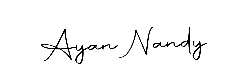 if you are searching for the best signature style for your name Ayan Nandy. so please give up your signature search. here we have designed multiple signature styles  using Autography-DOLnW. Ayan Nandy signature style 10 images and pictures png