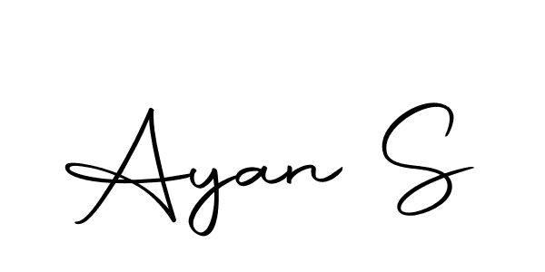 Make a beautiful signature design for name Ayan S. With this signature (Autography-DOLnW) style, you can create a handwritten signature for free. Ayan S signature style 10 images and pictures png