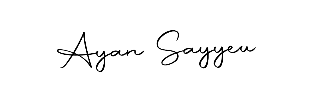 How to make Ayan Sayyeu signature? Autography-DOLnW is a professional autograph style. Create handwritten signature for Ayan Sayyeu name. Ayan Sayyeu signature style 10 images and pictures png