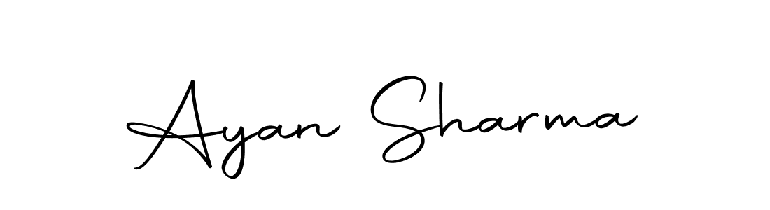 Make a beautiful signature design for name Ayan Sharma. Use this online signature maker to create a handwritten signature for free. Ayan Sharma signature style 10 images and pictures png