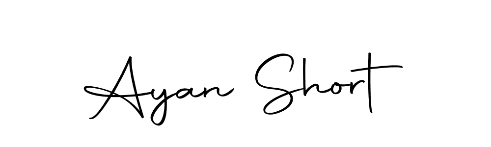 Make a beautiful signature design for name Ayan Short. With this signature (Autography-DOLnW) style, you can create a handwritten signature for free. Ayan Short signature style 10 images and pictures png