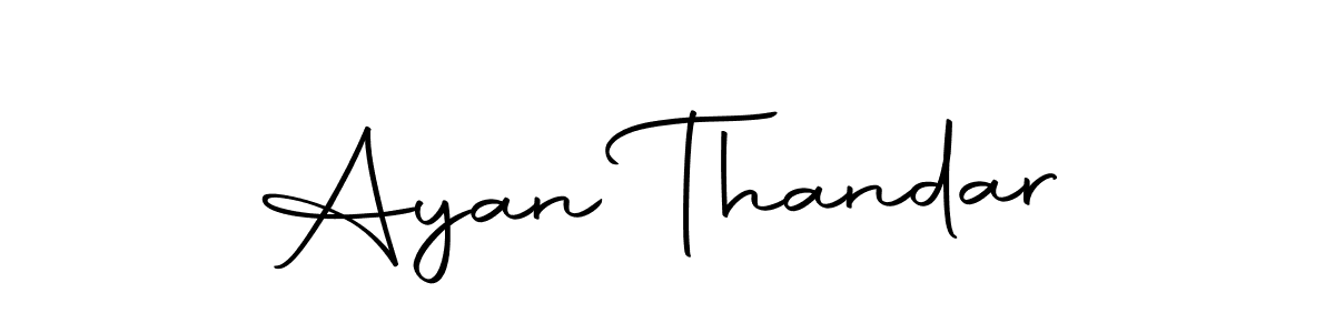 Use a signature maker to create a handwritten signature online. With this signature software, you can design (Autography-DOLnW) your own signature for name Ayan Thandar. Ayan Thandar signature style 10 images and pictures png
