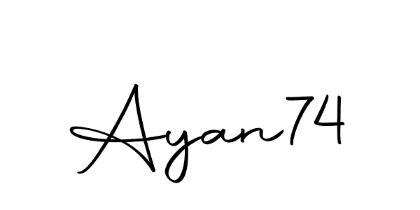 Make a short Ayan74 signature style. Manage your documents anywhere anytime using Autography-DOLnW. Create and add eSignatures, submit forms, share and send files easily. Ayan74 signature style 10 images and pictures png