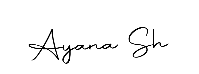 Design your own signature with our free online signature maker. With this signature software, you can create a handwritten (Autography-DOLnW) signature for name Ayana Sh. Ayana Sh signature style 10 images and pictures png